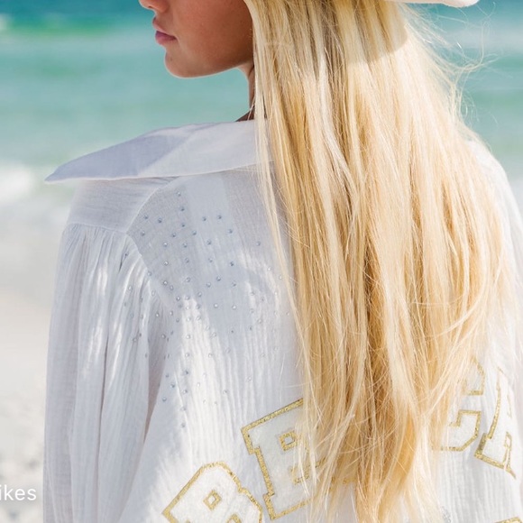 Judith March White Beach Bride Top - Picture 2 of 12